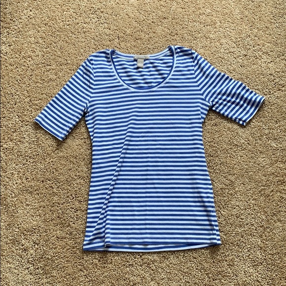 Banana Republic Tops - Banana Republic Striped Cotton Tee